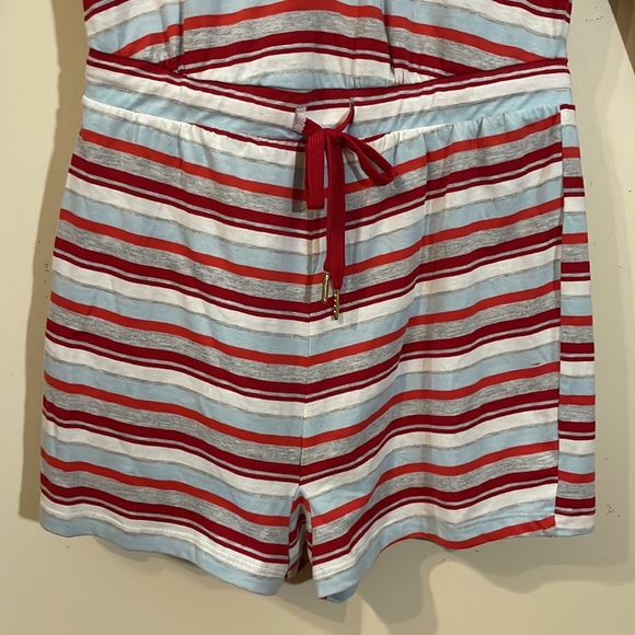 La Vie En Rose Striped Long Sleeve Pyjama Romper Size Small - Picture 6 of 13